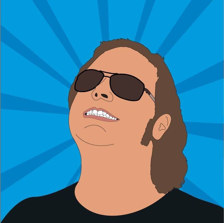 Illustrated portrait of Dylan Decker